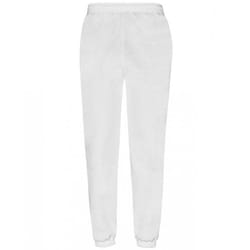 Fruit Of Loom Mens Classic 80/20 Elasticated Sweatpants - S, White
