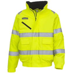 Yoko Mens Fontaine Hi-Vis Jacket - L, Yellow