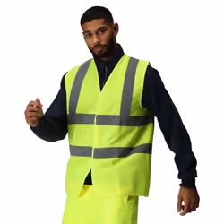 Regatta Mens Hi-Vis Vest - M, Yellow