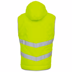 Yoko Womens/Ladies Kensington Hi-Vis Hooded Gilet - M, Yellow