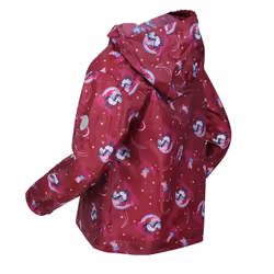 Regatta Childrens/Kids Peppa Pig Packaway Waterproof Jacket - 12-18 Months, Raspberry Radiance