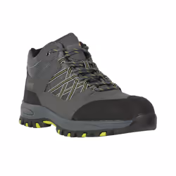 Regatta Mens Sandstone Safety Shoes - 6 UK, Briar Grey/Lime