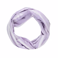 Regatta Womens/Ladies Shaila Striped Jersey Scarf - One Size, Pastel Lilac/White