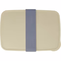 Seasons Dovi Plastic Lunch Box - 6cm x 19cm x 13cm, Beige