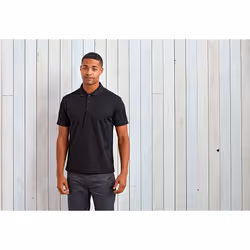 Premier Mens Sustainable Polo Shirt - 3XL, Black