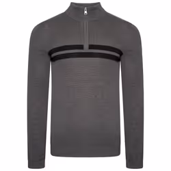 Dare 2B Mens Unite Us Knitted Half Zip Sweatshirt - XS, Charcoal Grey/Black