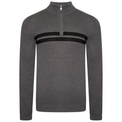 Dare 2B Mens Unite Us Knitted Half Zip Sweatshirt - XS, Charcoal Grey/Black