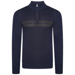 Dare 2B Mens Unite Us Knitted Half Zip Sweatshirt - 2XL, Nightfall Navy/Ebony
