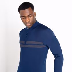 Dare 2B Mens Unite Us Knitted Half Zip Sweatshirt - 2XL, Nightfall Navy/Ebony