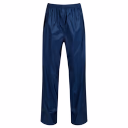 Regatta Womens/Ladies Packaway Rain Trousers - 18 UK R, Navy