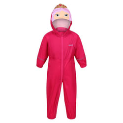 Regatta Childrens/Kids Charco Princess Waterproof Puddle Suit - 18-24 Months, Pink/Fuchsia