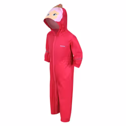 Regatta Childrens/Kids Charco Princess Waterproof Puddle Suit - 18-24 Months, Pink/Fuchsia