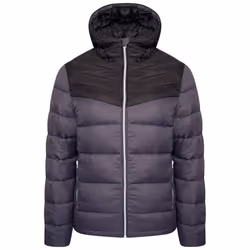 Dare 2B Mens Hot Shot Baffled Jacket - S, Ebony Grey/Black