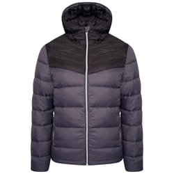 Dare 2B Mens Hot Shot Baffled Jacket - S, Ebony Grey/Black
