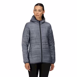 Regatta Womens/Ladies Firedown Packaway Insulated Jacket - 10 UK, Grey Marl/Black