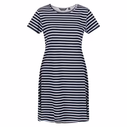 Regatta Womens/Ladies Balia Stripe Swing Dress - 12 UK, Navy/White