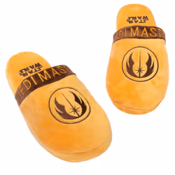 Star Wars Mens Jedi Master Slippers - 9 UK-10 UK, Brown