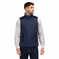 Regatta Mens Faversham Fleece Body Warmer - S, Navy