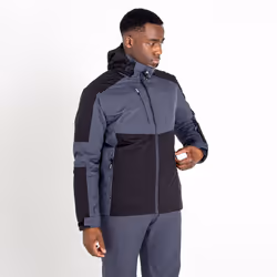 Regatta Mens Emulate Wintersport Jacket - XL, Black/Ebony Grey