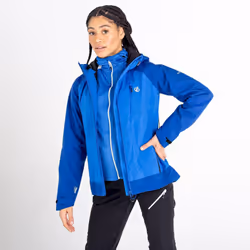 Regatta Womens/Ladies Veritas Era Recycled Waterproof Jacket - 8 UK, Stellar Blue/Space Blue