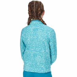 Regatta Childrens/Kids Highton Animal Print Half Zip Fleece Jacket - 3-4 Years, Turquoise