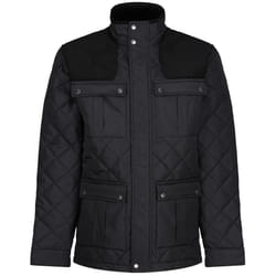 Regatta Mens Padbury Quilted Jacket - 3XL, Black