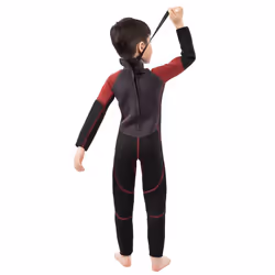 Trespass Childrens/Kids Amigo 3mm Wetsuit - 3-4 Years, Merlot Marl