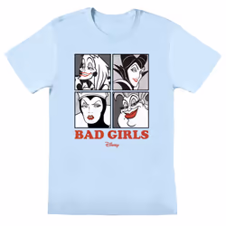 Disney Unisex Adult Bad Girls T-Shirt - S, Blue
