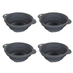 Regatta Folding Bowl (Set Of 4) - One Size, Ebony Grey