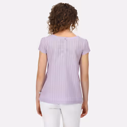 Regatta Womens/Ladies Jaelynn Dobby Cotton T-Shirt - 20 UK, Pastel Lilac