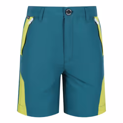 Regatta Childrens/Kids Sorcer II Mountain Shorts - 11-12 Years, Pacific Green/Bright Kiwi