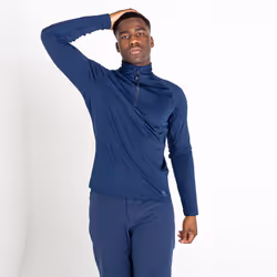 Dare 2B Mens Fuser Core Stretch Half Zip Thermal Top - 2XL, Nightfall Navy