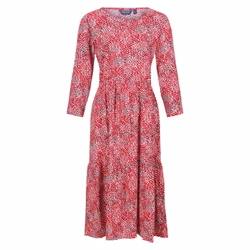 Regatta Womens/Ladies Briella Abstract Long-Sleeved Casual Dress - 10 UK, True Red