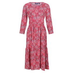 Regatta Womens/Ladies Briella Abstract Long-Sleeved Casual Dress - 10 UK, True Red