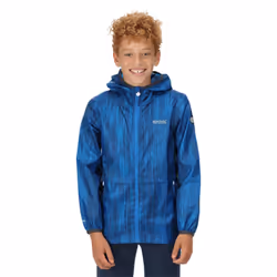 Regatta Childrens/Kids Bagley Gradient Packaway Waterproof Jacket - 7-8 Years, Imperial Blue