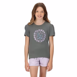 Regatta Childrens/Kids Bosley V Flower T-Shirt - 14 Years, Balsam Green