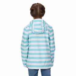 Regatta Childrens/Kids Belladonna Stripe Waterproof Jacket - 11-12 Years, Aruba Blue