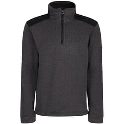 Regatta Mens Holbeck Half Zip Fleece Top - 3XL, Black