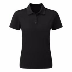 Premier Womens/Ladies Sustainable Polo Shirt - L, Black