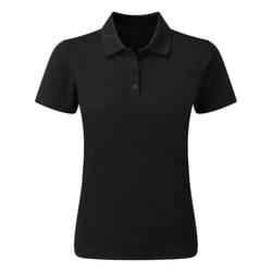 Premier Womens/Ladies Sustainable Polo Shirt - XS, Black