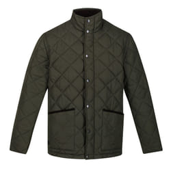 Regatta Mens Londyn Quilted Insulated Jacket - S, Dark Khaki