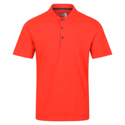 Regatta Mens Sinton Lightweight Polo Shirt - M, Fiery Red