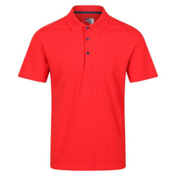 Regatta Mens Sinton Lightweight Polo Shirt - M, Fiery Red