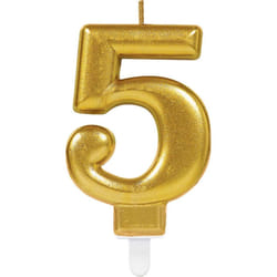Amscan Metallic 5 Candle