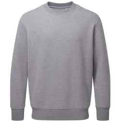 Anthem Unisex Adult Marl Organic Sweatshirt - S, Grey Marl