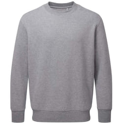 Anthem Unisex Adult Marl Organic Sweatshirt - XXL, Grey Marl