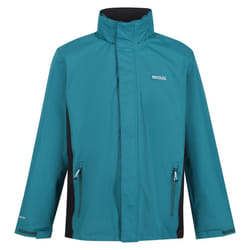 Regatta Great Outdoors Mens Outdoor Classic Matt Hooded Waterproof Jacket - S, Pacific Green/Black