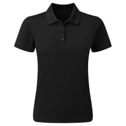 Premier Womens/Ladies Sustainable Polo Shirt - XS, Black
