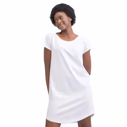 Mantis Womens/Ladies Loose Fit T-Shirt Dress - M, White