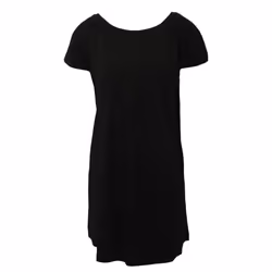 Mantis Womens/Ladies Loose Fit T-Shirt Dress - XL, Black